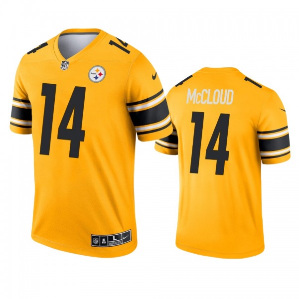 Pittsburgh Steelers Ray-Ray McCloud Gold 2021 Inverted Legend Jersey