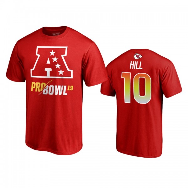 Kansas City Chiefs #10 Tyreek Hill 2019 Pro Bowl N...