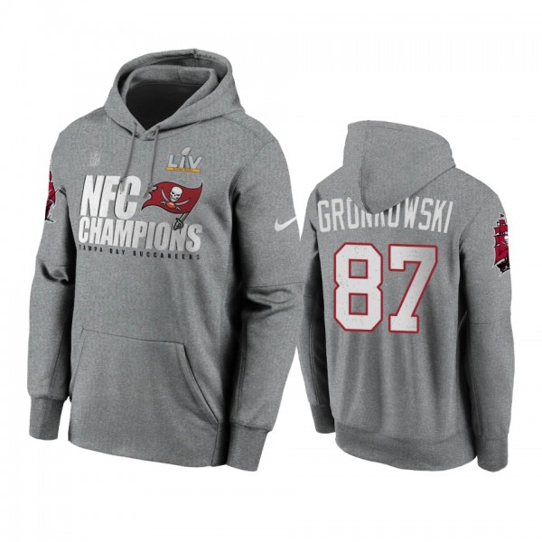 Tampa Bay Buccaneers Rob Gronkowski Gray 2020 NFC ...