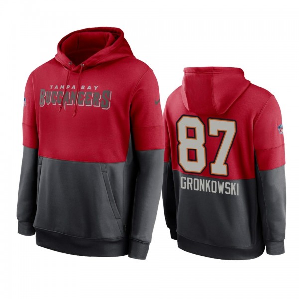 Tampa Bay Buccaneers Rob Gronkowski Red Pewter Sid...