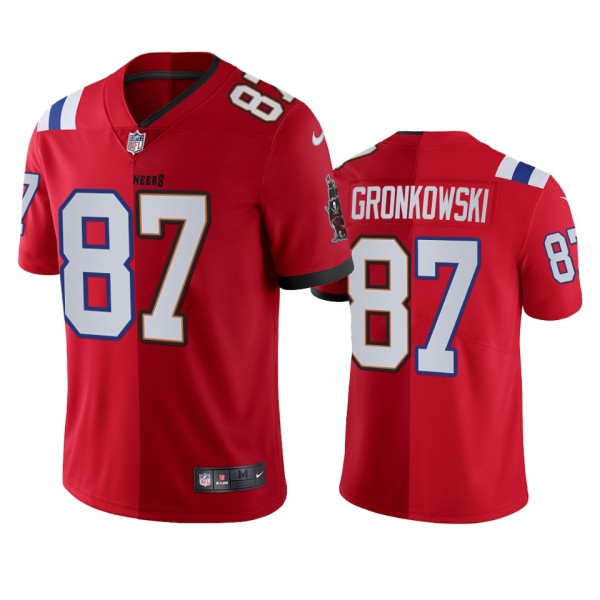 Tampa Bay Buccaneers Rob Gronkowski Red Split Vapo...