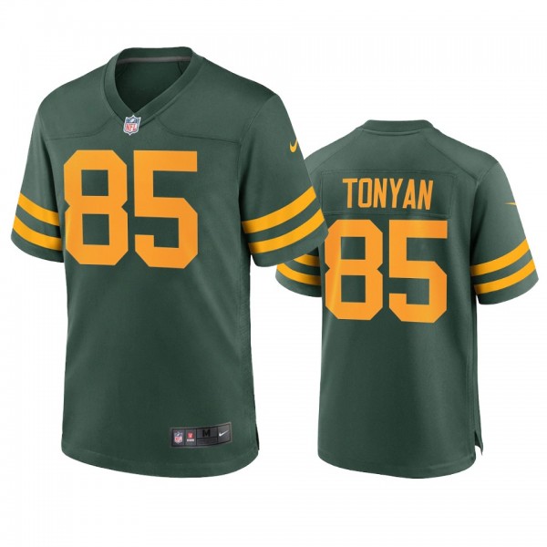 Green Bay Packers Robert Tonyan Green Alternate Game Jersey