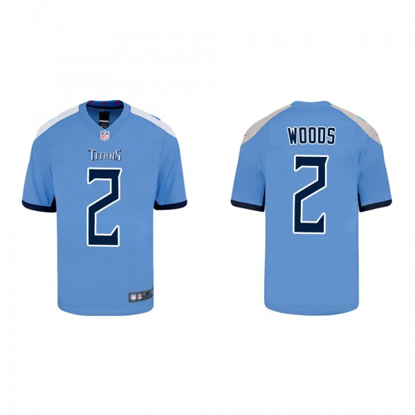 Youth Robert Woods Tennessee Titans Light Blue Gam...