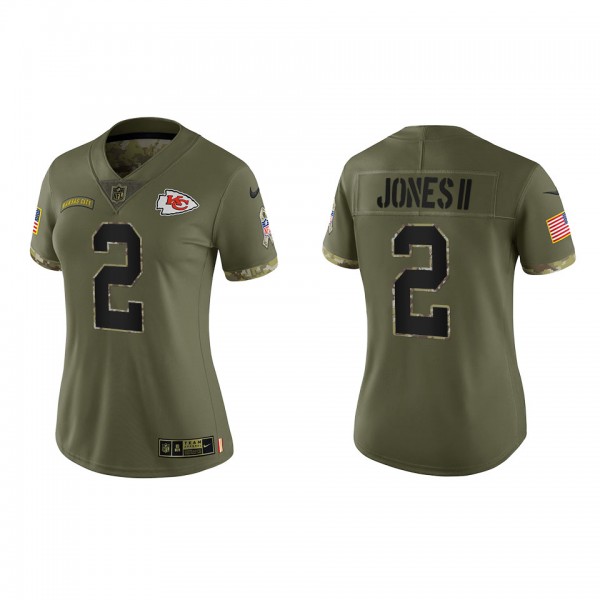 Ronald Jones II Women's Kansas City Chiefs Olive 2...