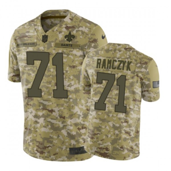 New Orleans Saints #71 2018 Salute to Service Ryan...