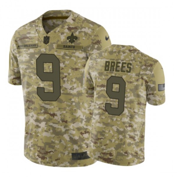 New Orleans Saints #9 2018 Salute to Service Drew ...