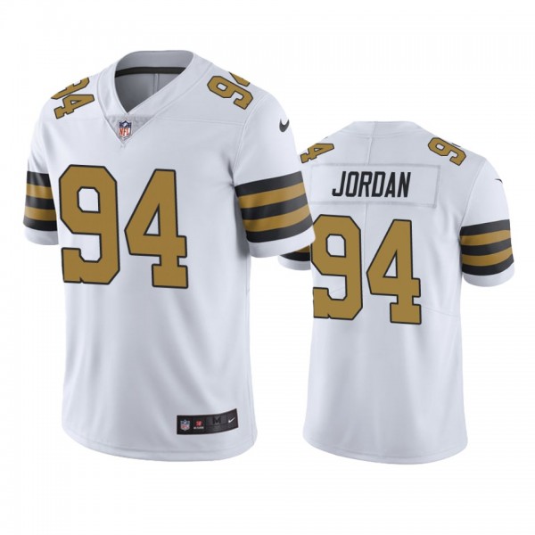 New Orleans Saints #94 Men's White Cameron Jordan ...