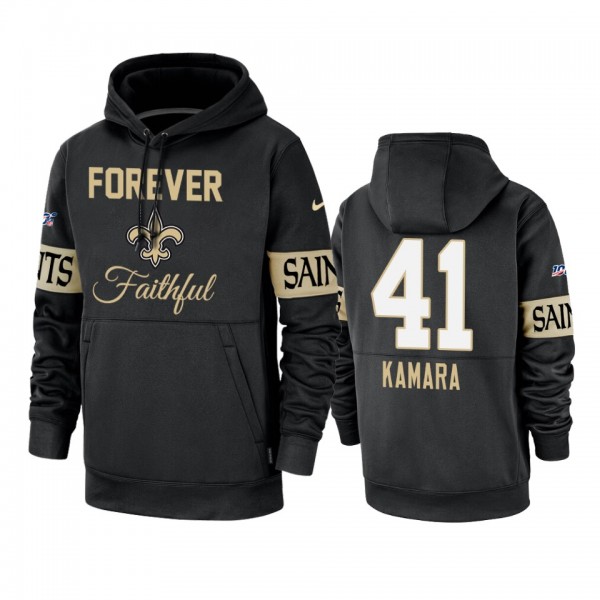 New Orleans Saints Alvin Kamara Black Forever Fait...