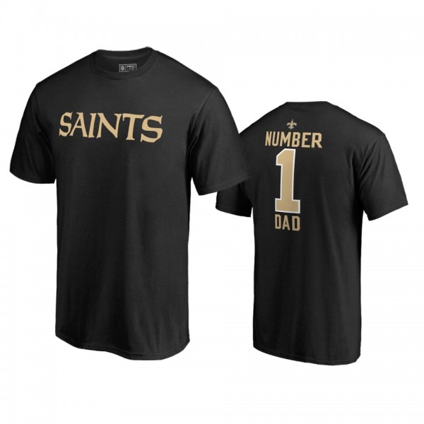 New Orleans Saints Black 2019 Father's Day #1 Dad ...