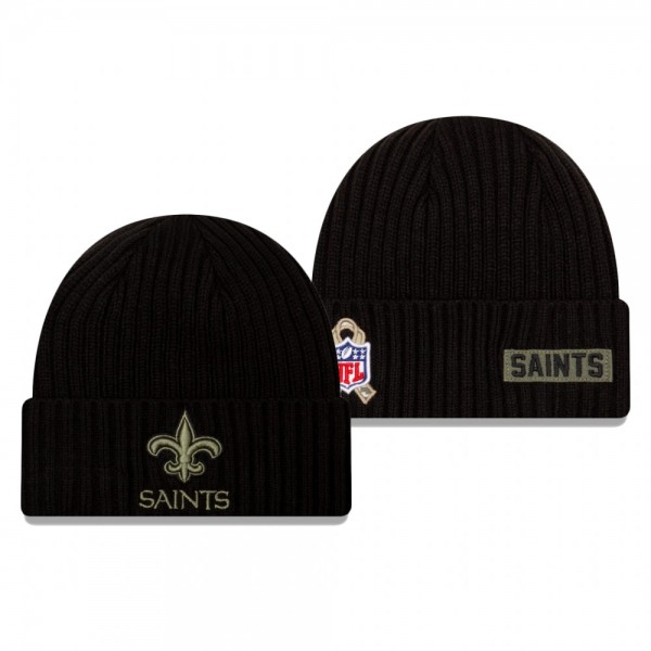 New Orleans Saints Black 2020 Salute to Service Cu...