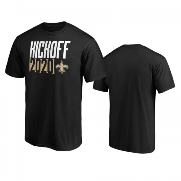 New Orleans Saints Black Kickoff 2020 T-Shirt