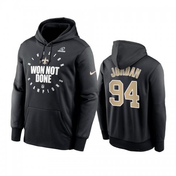 New Orleans Saints Cameron Jordan Black 2020 NFC S...