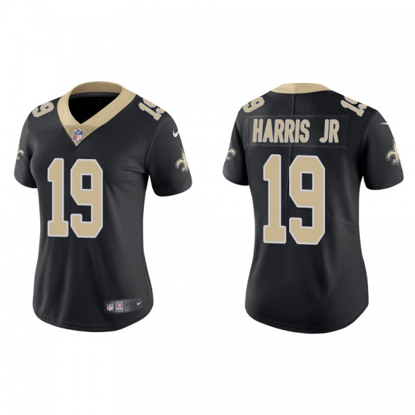 Women's New Orleans Saints Chris Harris Jr Black V...