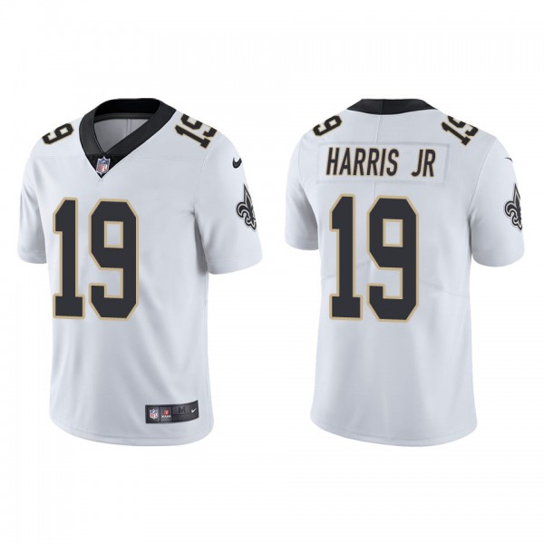 Men's New Orleans Saints Chris Harris Jr White Vap...