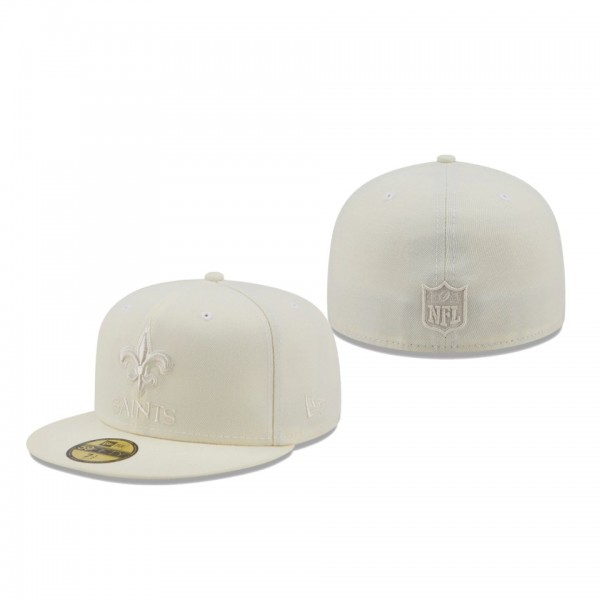 New Orleans Saints Cream Color Pack 59FIFTY Fitted Hat