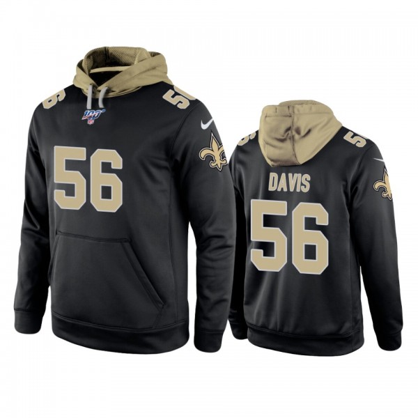 New Orleans Saints Demario Davis Black 100th Seaso...