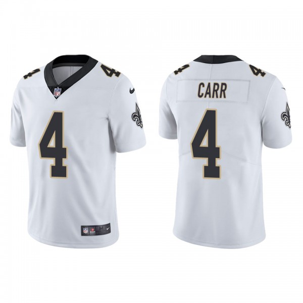 Men's New Orleans Saints Derek Carr White Vapor Li...