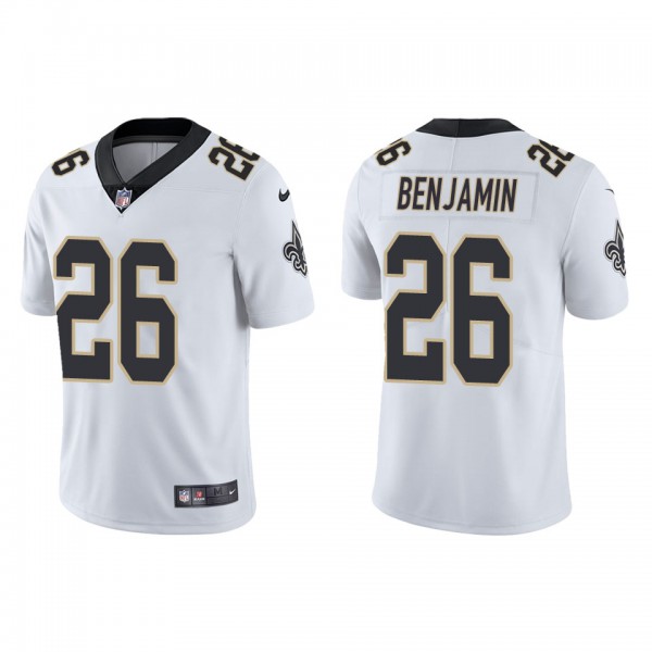 Men's New Orleans Saints Eno Benjamin White Vapor Limited Jersey