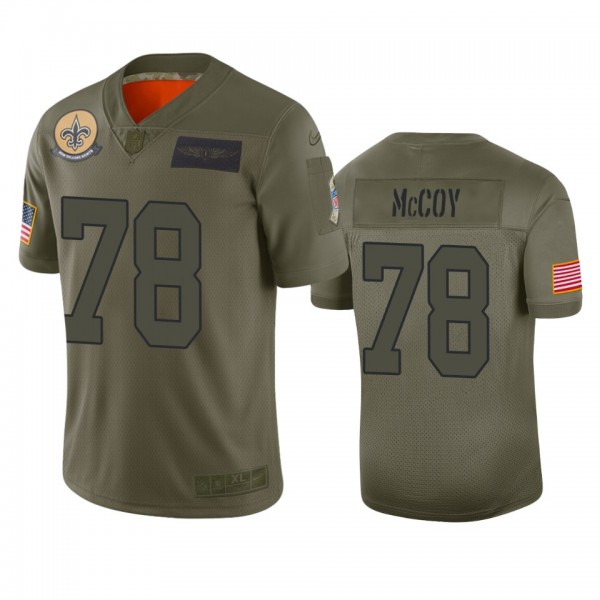 New Orleans Saints Erik McCoy Camo 2019 Salute to ...