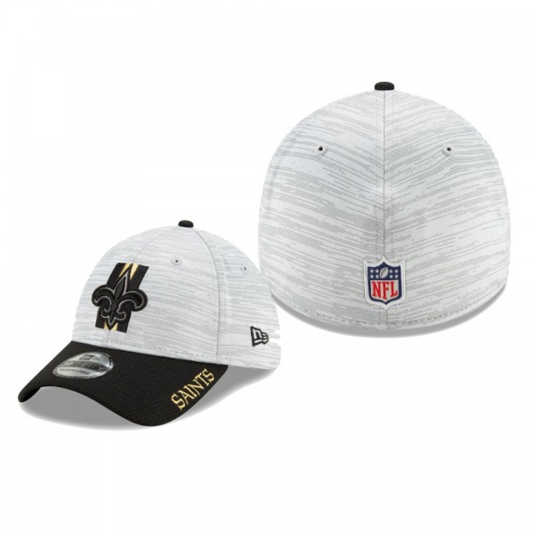 New Orleans Saints Gray Black 2021 NFL Training Camp 39THIRTY Hat