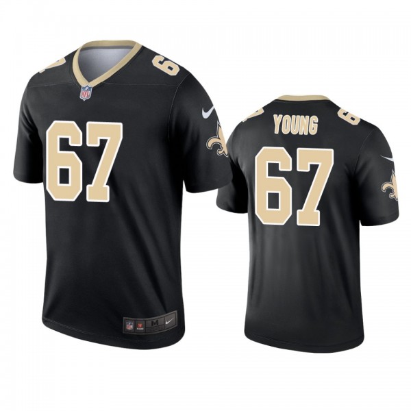 New Orleans Saints Landon Young Black Legend Jersey