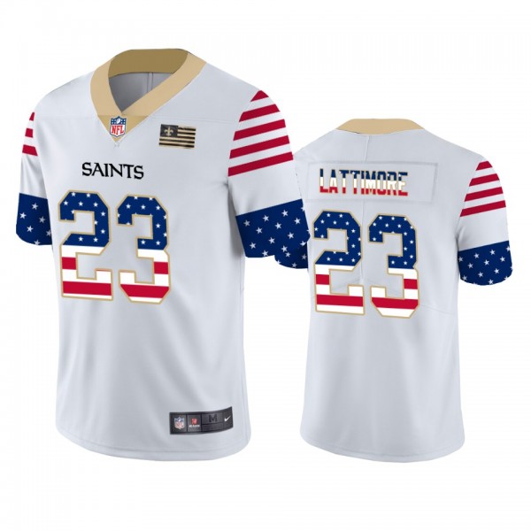 Marshon Lattimore New Orleans Saints White Indepen...