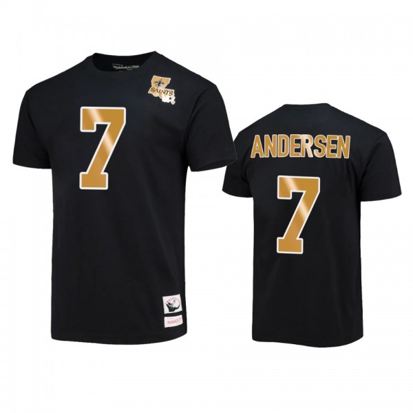 New Orleans Saints Morten Andersen Black Retired P...