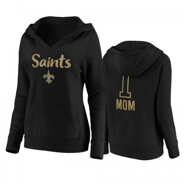 Women's New Orleans Saints Black Mother's Day #1 M...