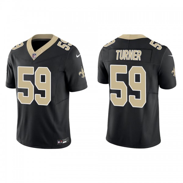 Men's New Orleans Saints Trai Turner Black Vapor F...