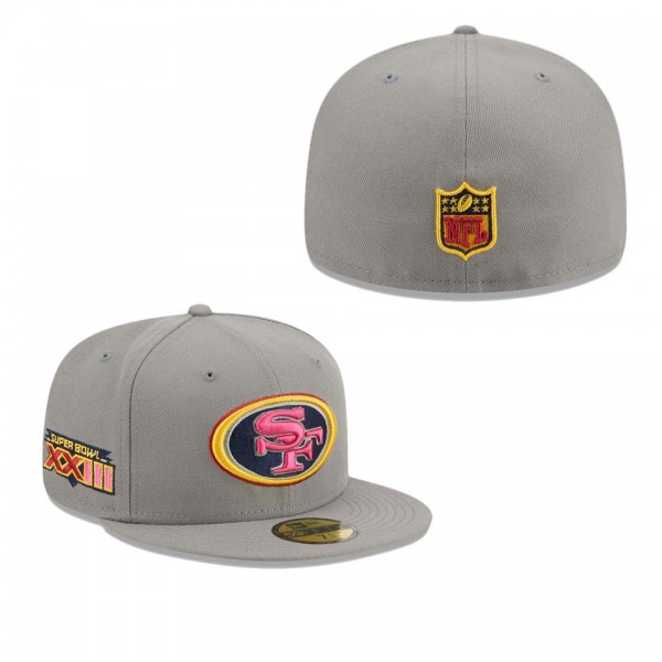 Men's San Francisco 49ers Gray Color Pack 59FIFTY ...