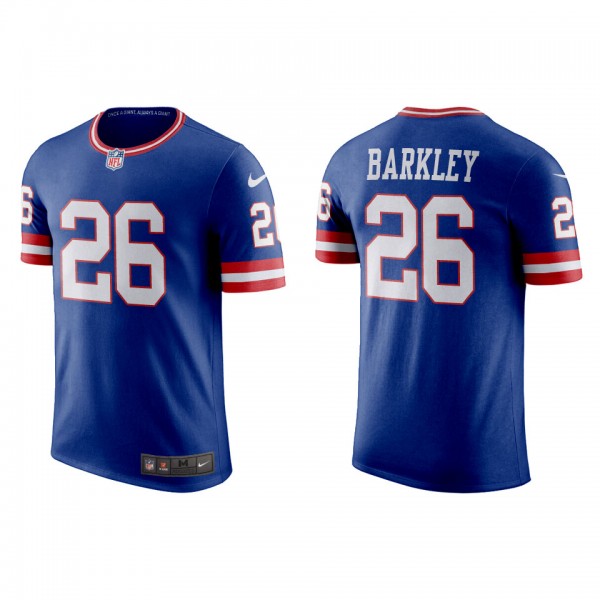 Saquon Barkley Giants Royal Classic Game T-Shirt