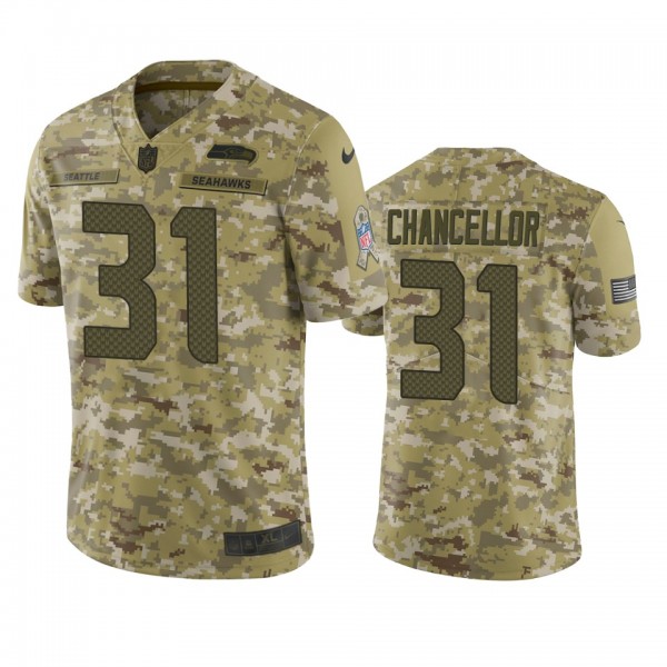 Seahawks #31 2018 Salute to Service Kam Chancellor...