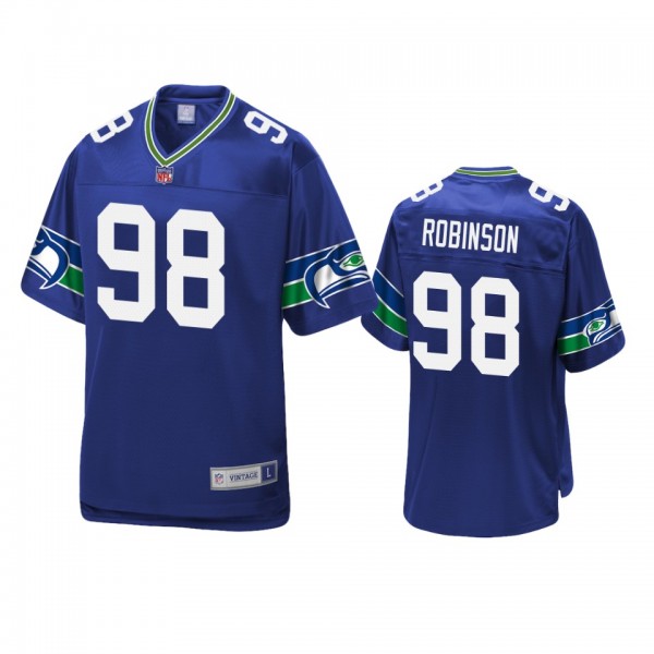Seattle Seahawks Alton Robinson Royal Pro Line Jer...