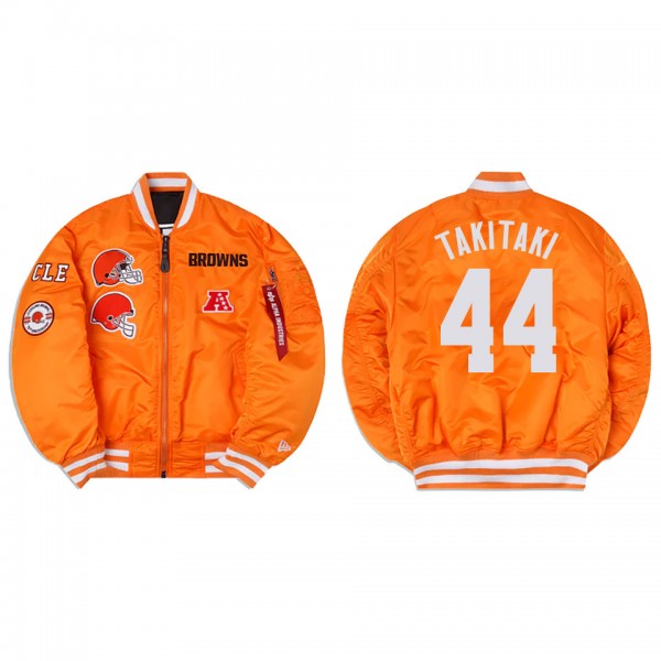 Sione Takitaki Alpha Industries X Cleveland Browns...