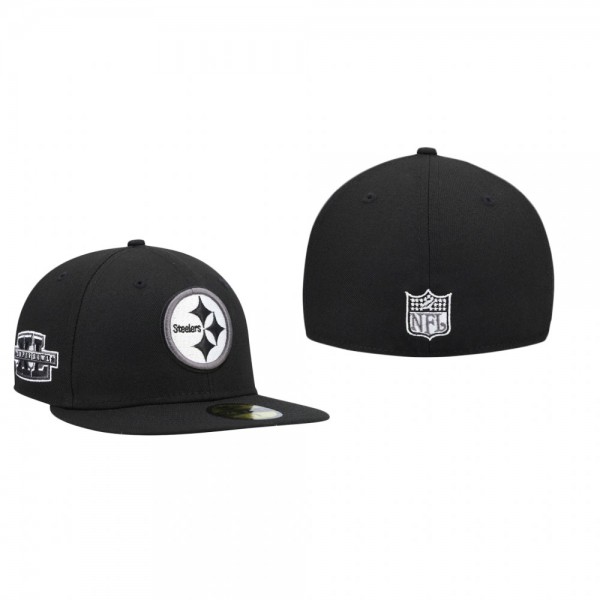 Pittsburgh Steelers Black Super Bowl Patch 59FIFTY...