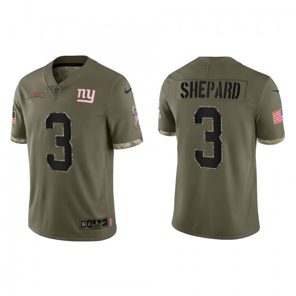 Sterling Shepard New York Giants Olive 2022 Salute...