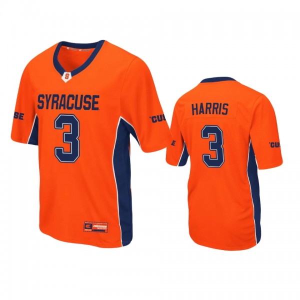 Syracuse Orange Taj Harris Orange Max Power Jersey