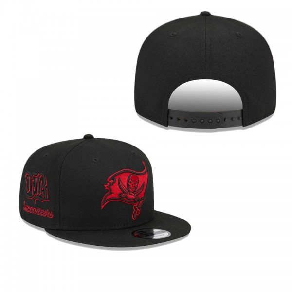 Men's Tampa Bay Buccaneers Black Goth Side Script ...