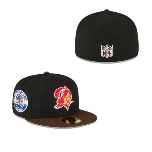 Tampa Bay Buccaneers Black Walnut 59FIFTY Fitted H...