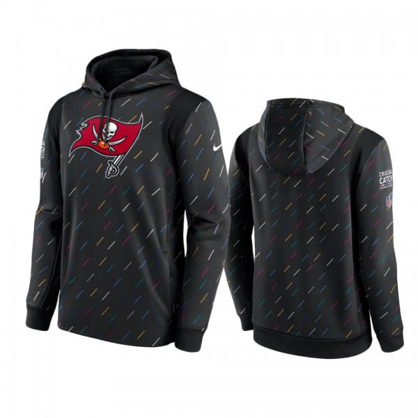 Men's Tampa Bay Buccaneers Charcoal Therma Pullove...