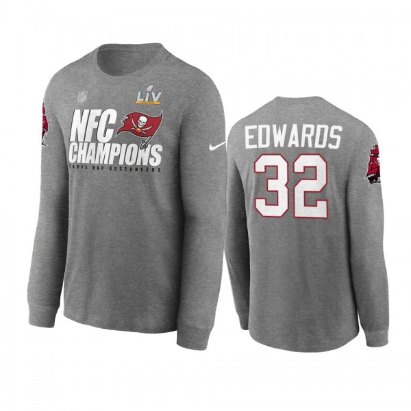 Tampa Bay Buccaneers Mike Edwards Gray 2020 NFC Ch...