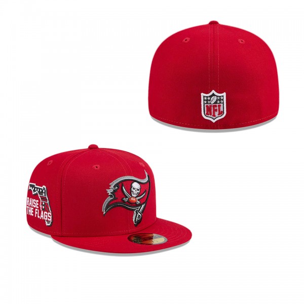 Men's Tampa Bay Buccaneers Red 2024 NFL Draft 59FI...