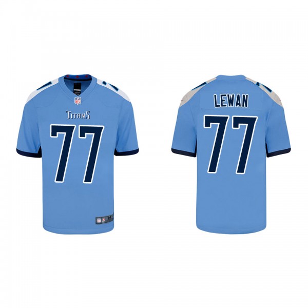 Youth Taylor Lewan Tennessee Titans Light Blue Game Jersey