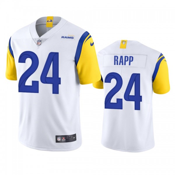 Taylor Rapp Los Angeles Rams White Vapor Limited J...