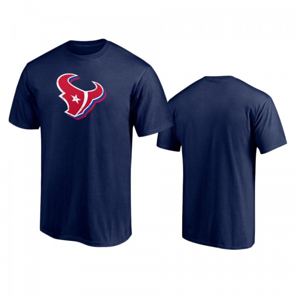 Houston Texans Navy Red White and Team T-Shirt