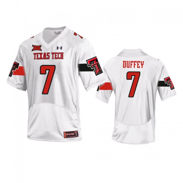 Texas Tech Red Raiders Jett Duffey White 2020 Repl...