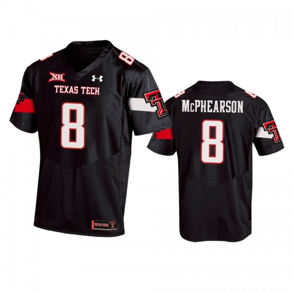Texas Tech Red Raiders Zech McPhearson Black 2020 ...
