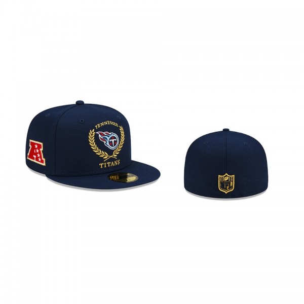 Tennessee Titans Navy Gold Classic 59FIFTY Fitted Hat