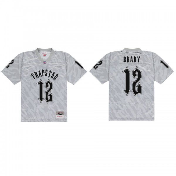 Tom Brady Trapstar Gray Football Jersey