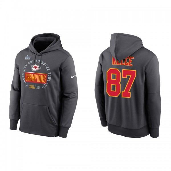 Travis Kelce Kansas City Chiefs Anthracite Super B...